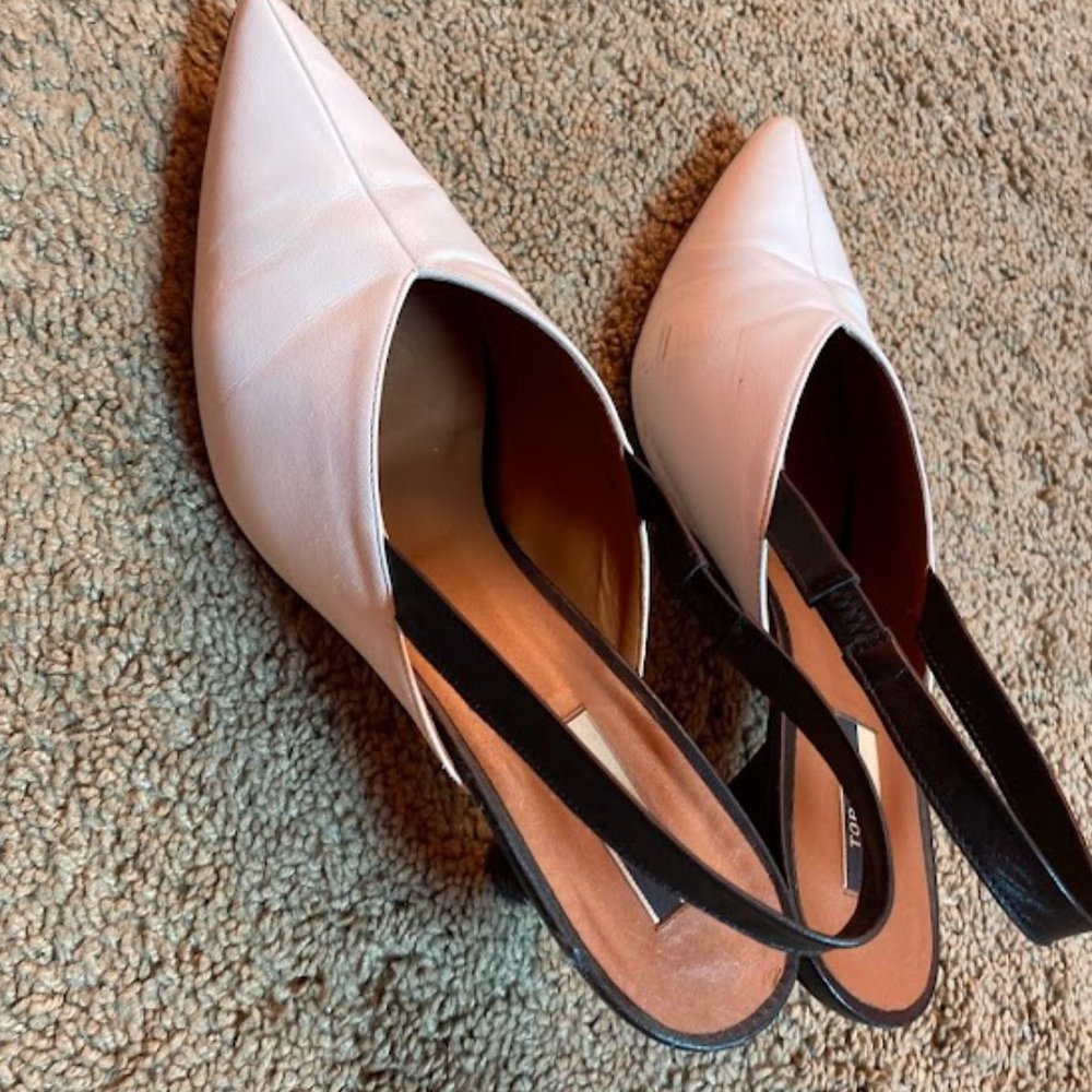 topshop slingback heels
